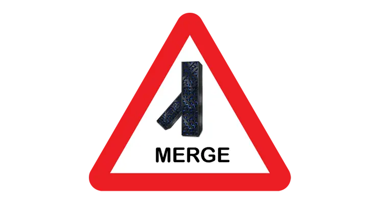 Roadsign two Makos merging