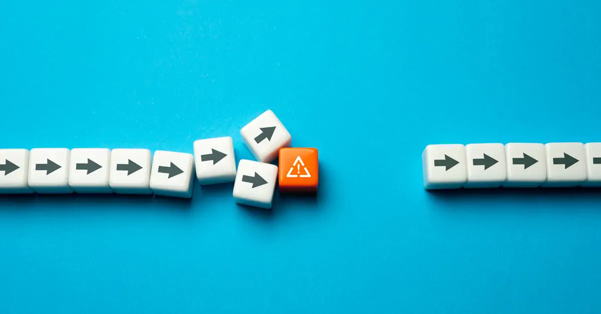 Missed Deadline illustrated with dice